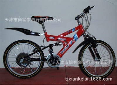 【供應(yīng)山地變速減震自行車(圖) 內(nèi)外暢銷產(chǎn)品】價(jià)格,廠家,圖片,自行車,天津市仙客來自行車-